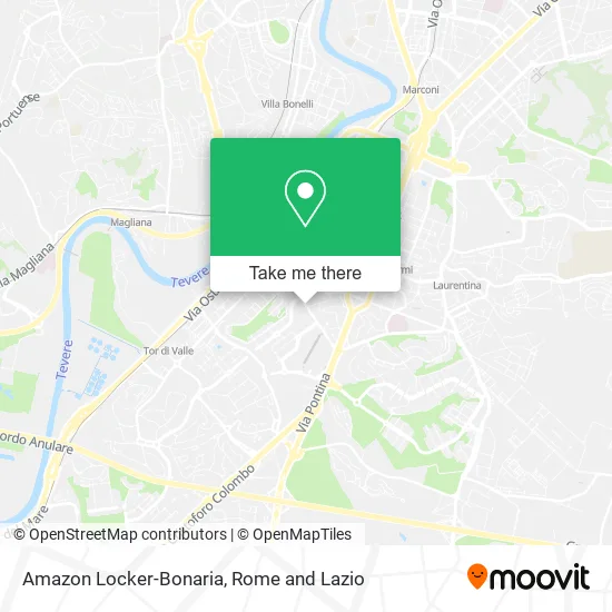 Amazon Locker-Bonaria map