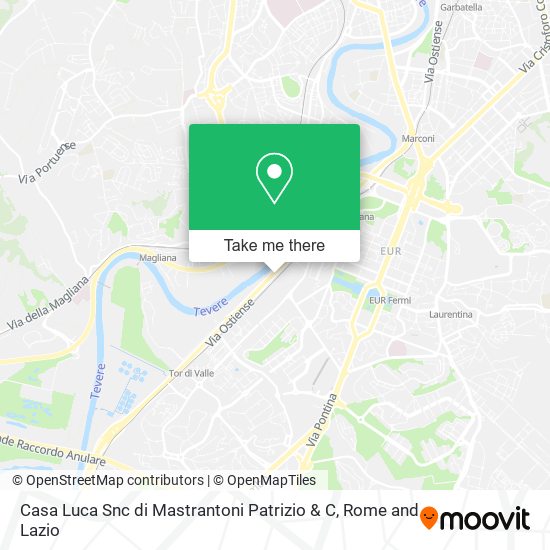 Casa Luca Snc di Mastrantoni Patrizio & C map