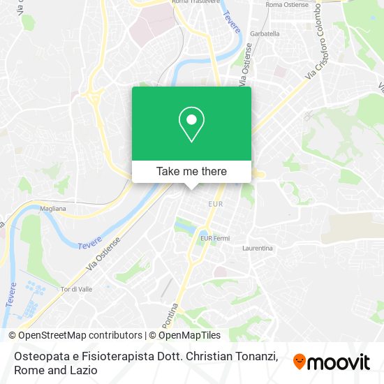 Osteopata e Fisioterapista Dott. Christian Tonanzi map