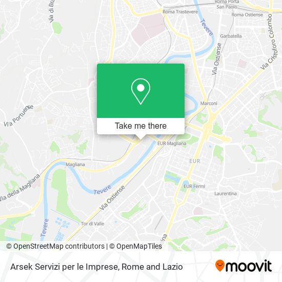 Arsek Servizi per le Imprese map