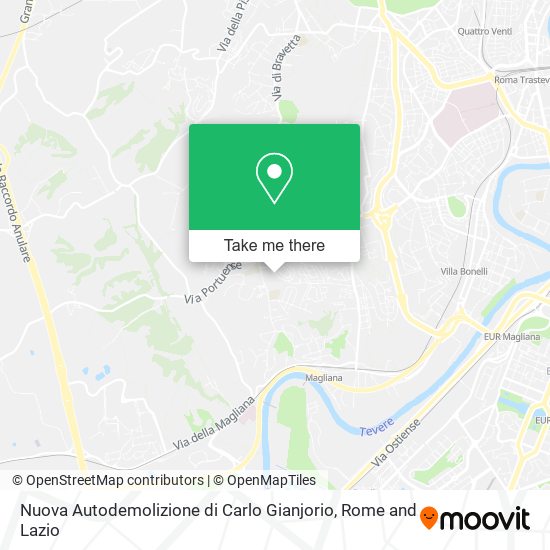 Nuova Autodemolizione di Carlo Gianjorio map