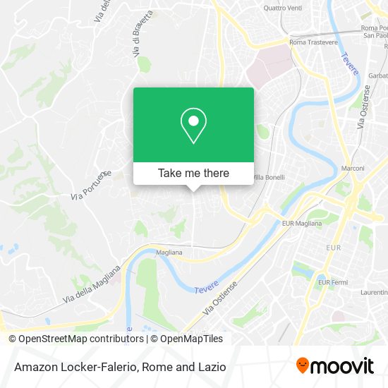 Amazon Locker-Falerio map