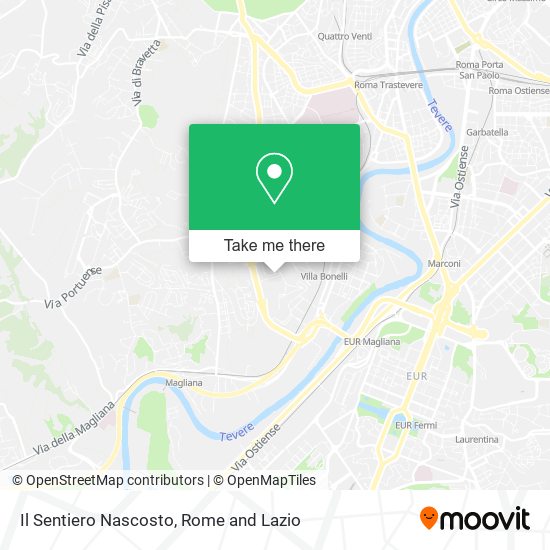Il Sentiero Nascosto map