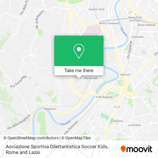 Aociazione Sportiva Dilettantistica Soccer Kids map