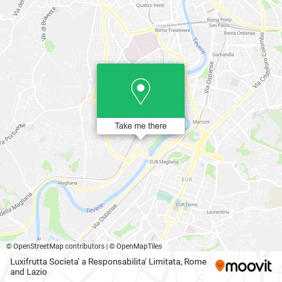 Luxifrutta Societa' a Responsabilita' Limitata map