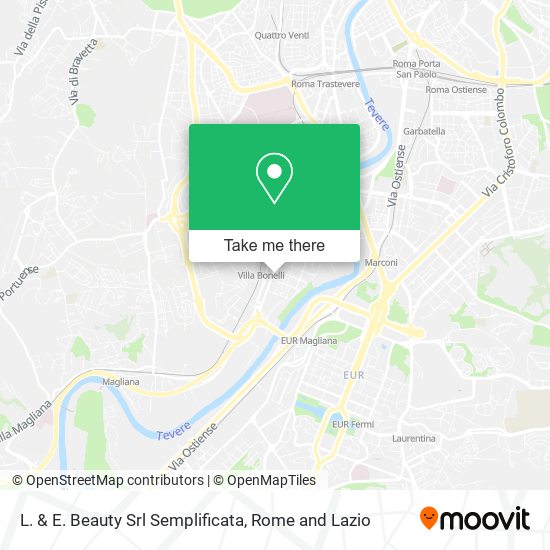L. & E. Beauty Srl Semplificata map
