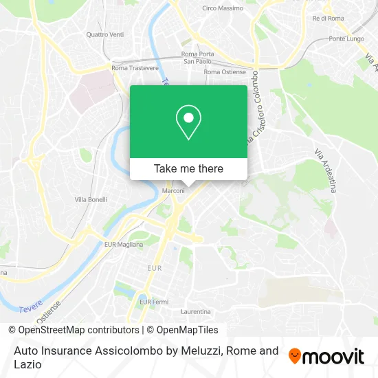 Auto Insurance Assicolombo by Meluzzi map