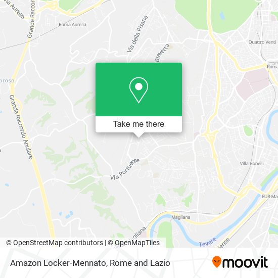 Amazon Locker-Mennato map