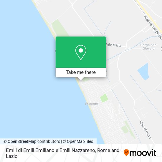 Emili di Emili Emiliano e Emili Nazzareno map