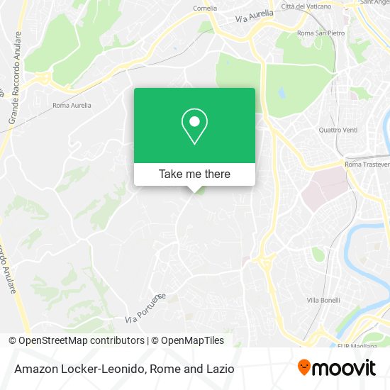 Amazon Locker-Leonido map