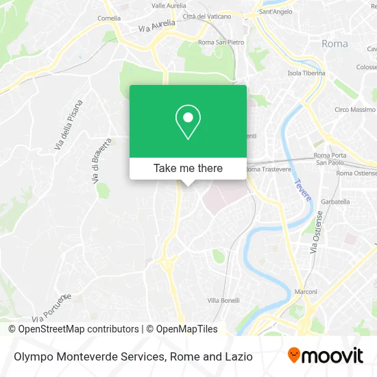 Olympo Monteverde Services map