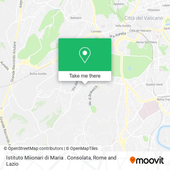 Istituto Miionari di Maria . Consolata map