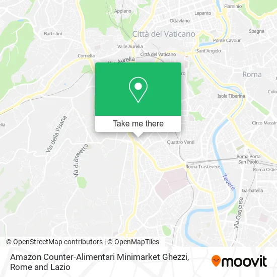 Amazon Counter-Alimentari Minimarket Ghezzi map