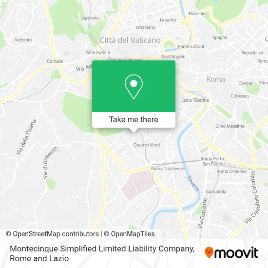 Montecinque Simplified Limited Liability Company map