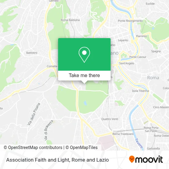 Association Faith and Light map