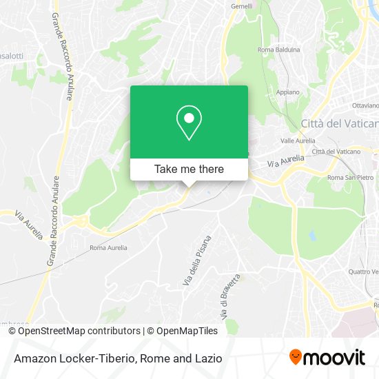 Amazon Locker-Tiberio map