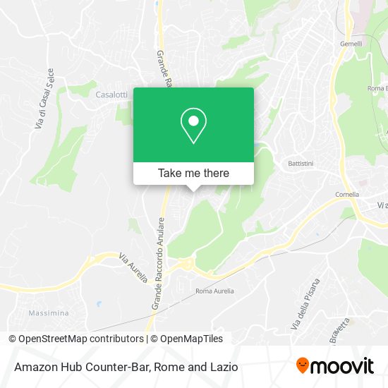 Amazon Hub Counter-Bar map