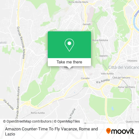 Amazon Counter-Time To Fly Vacanze map