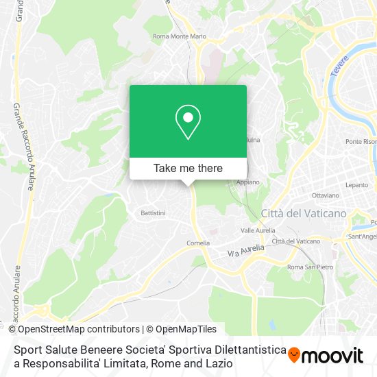 Sport Salute Beneere Societa' Sportiva Dilettantistica a Responsabilita' Limitata map