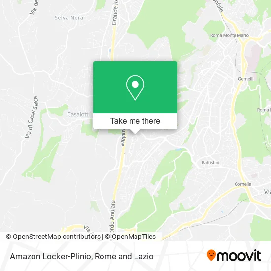 Amazon Locker-Plinio map