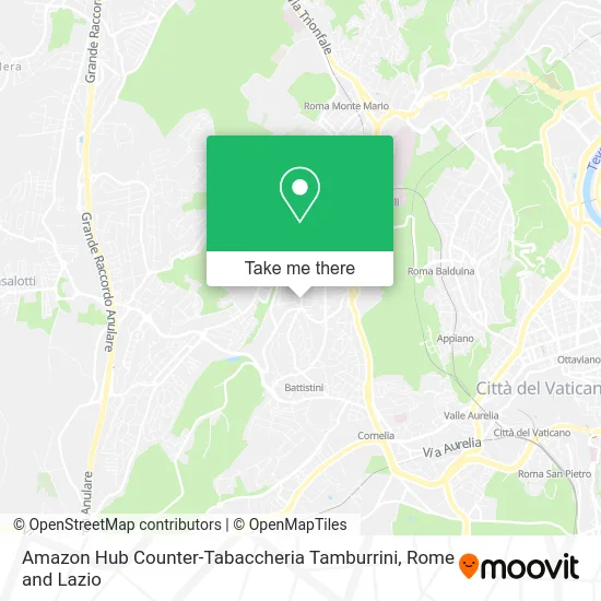 Amazon Hub Counter-Tabaccheria Tamburrini map