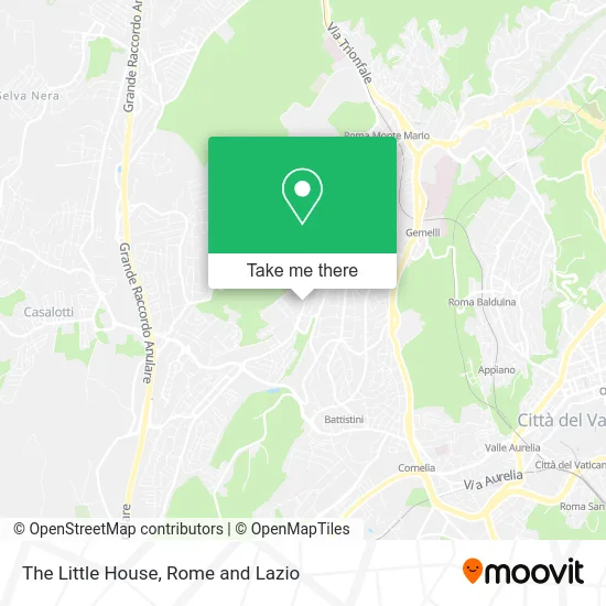 The Little House map