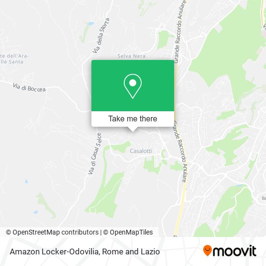Amazon Locker-Odovilia map
