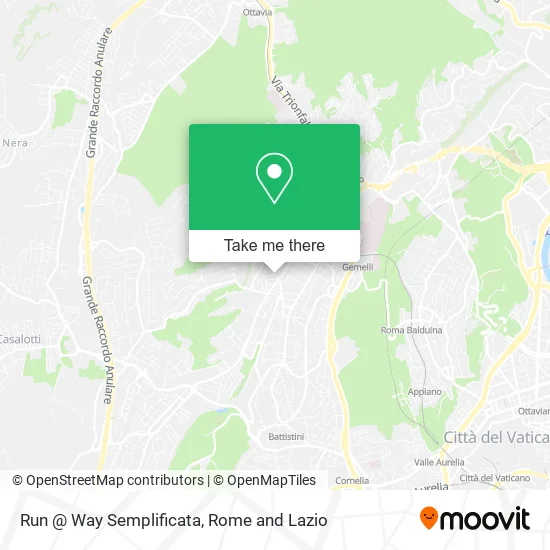 Run @ Way Simplified map