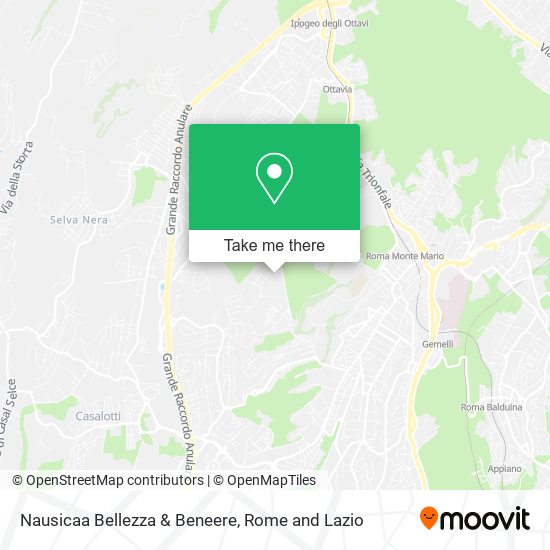 Nausicaa Bellezza & Beneere map