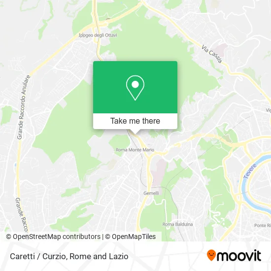 Caretti / Curzio map