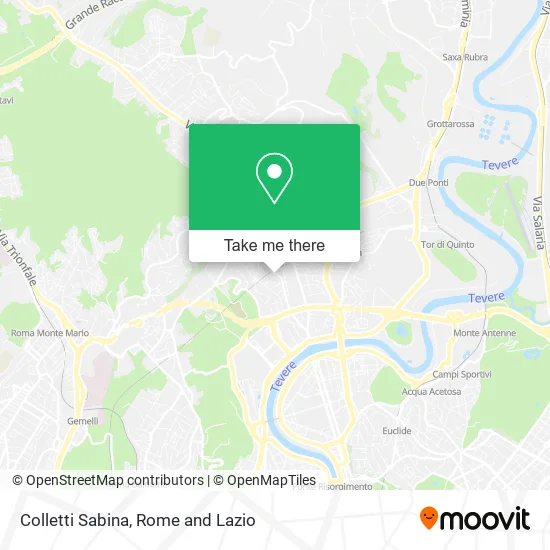 Colletti Sabina map