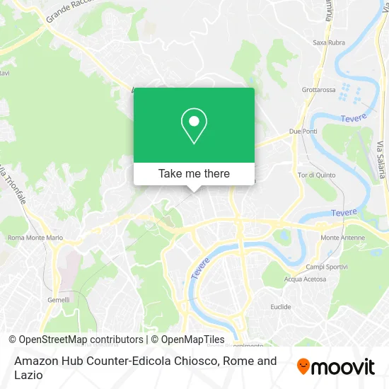 Amazon Hub Counter-Edicola Chiosco map
