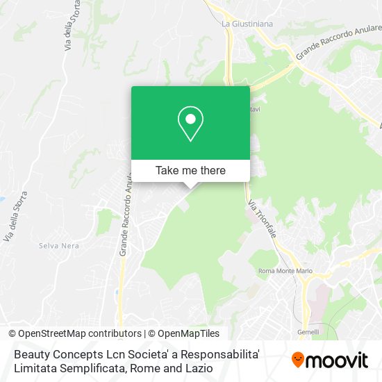 Beauty Concepts Lcn Societa' a Responsabilita' Limitata Semplificata map