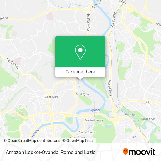 Amazon Locker-Ovanda map