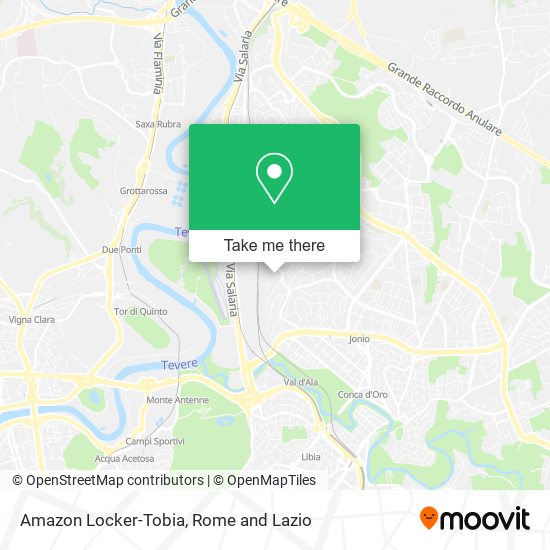 Amazon Locker-Tobia map