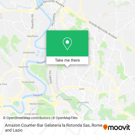 Amazon Counter-Bar Gelateria la Rotonda map