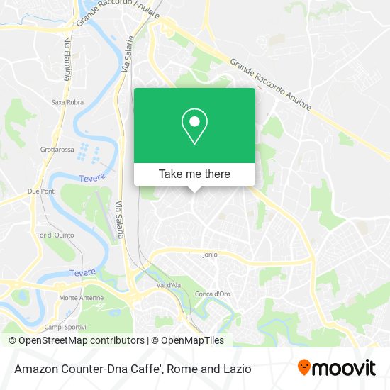 Amazon Counter-Dna Caffe' map