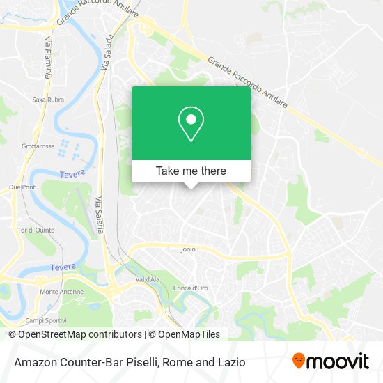 Amazon Counter-Bar Piselli map