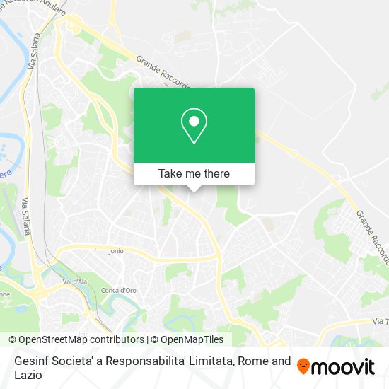 Gesinf Societa' a Responsabilita' Limitata map