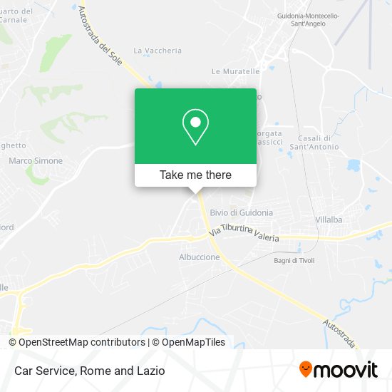 Car Service map