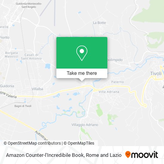 Amazon Counter-l'Incredibile Book map