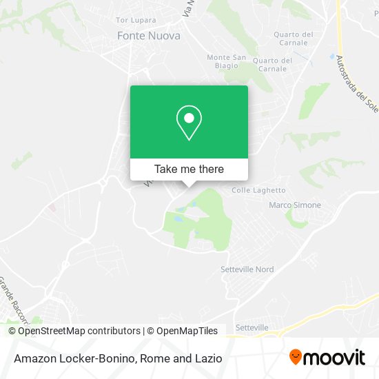 Amazon Locker-Bonino map