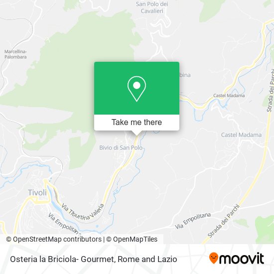 Osteria la Briciola- Gourmet map