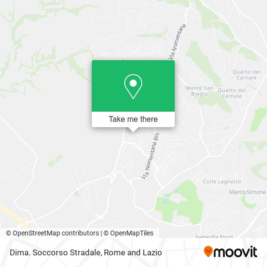 Dima. Soccorso Stradale map
