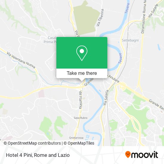 Hotel 4 Pini map