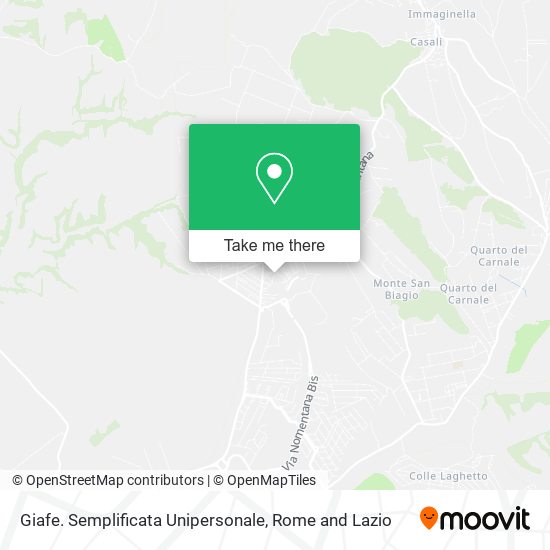 Giafe. Semplificata Unipersonale map