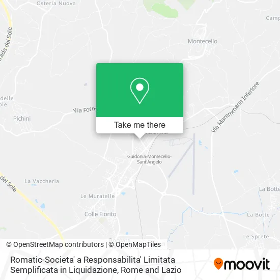 Romatic-Simplified Limited Liability Company in Liquidation map