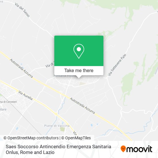 Saes Soccorso Antincendio Emergenza Sanitaria Onlus map