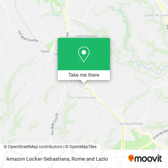 Amazon Locker - Sebastiana map