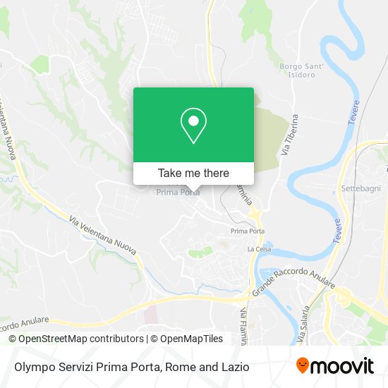 Olympo Servizi Prima Porta map